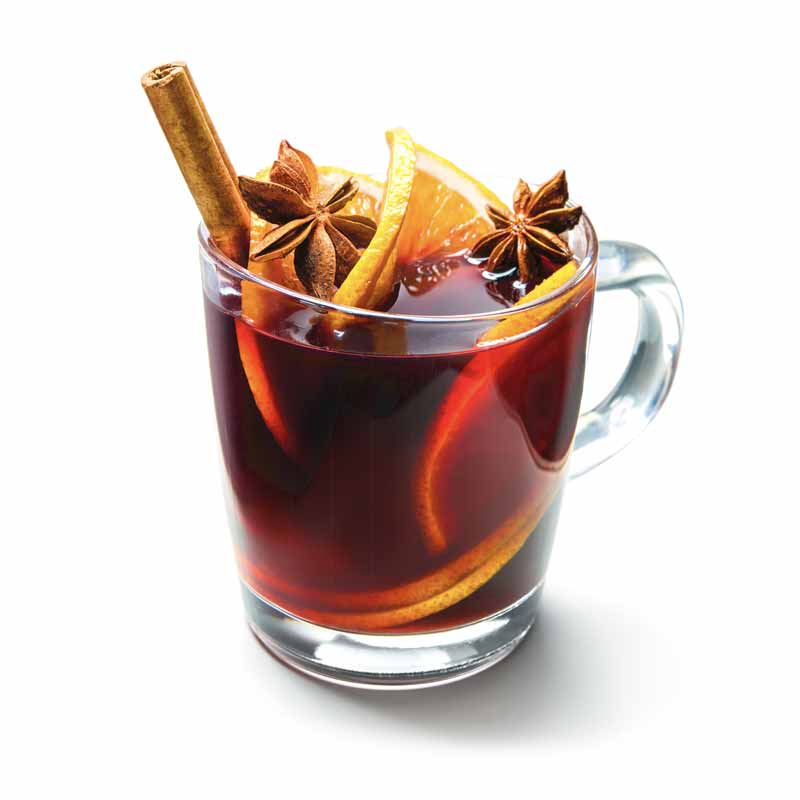 Genial Genießen Glüh Gin Rezept für 4 Personen - ganze Tasse