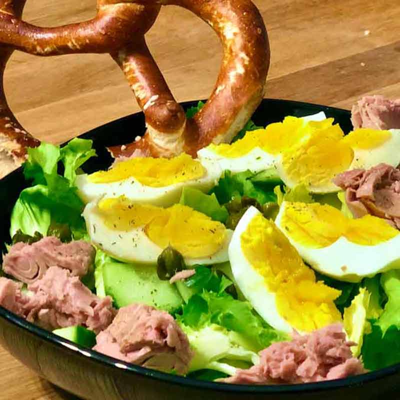 Thunfisch-Ei Salatrezept