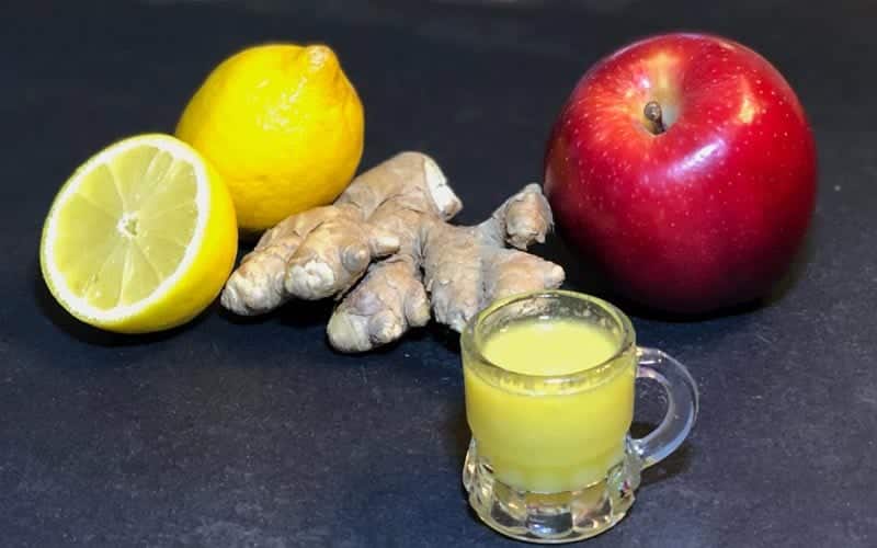 Immunbooster Zitrone Ingwer Shot