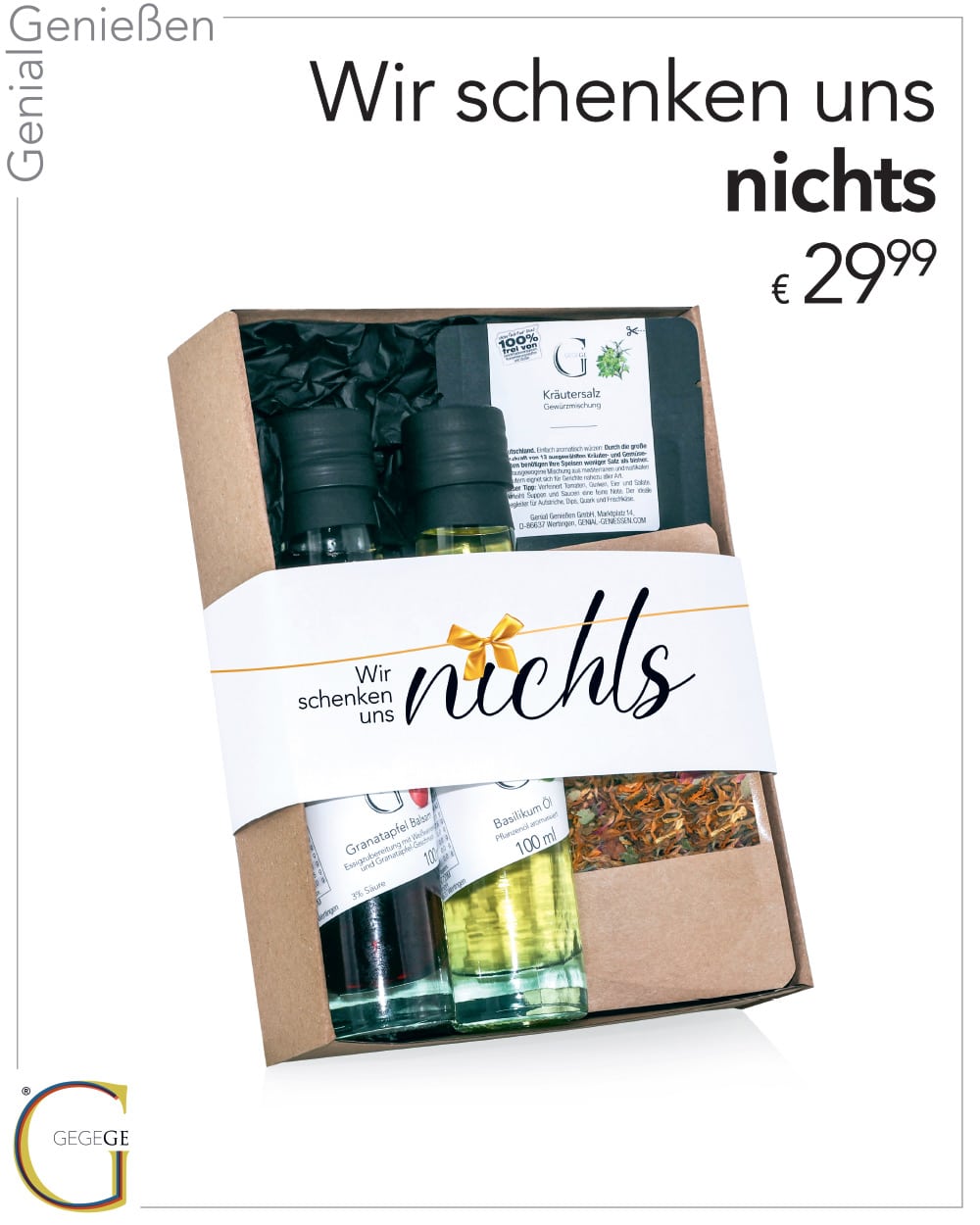 Wir schenken uns nichts weihnachtlich