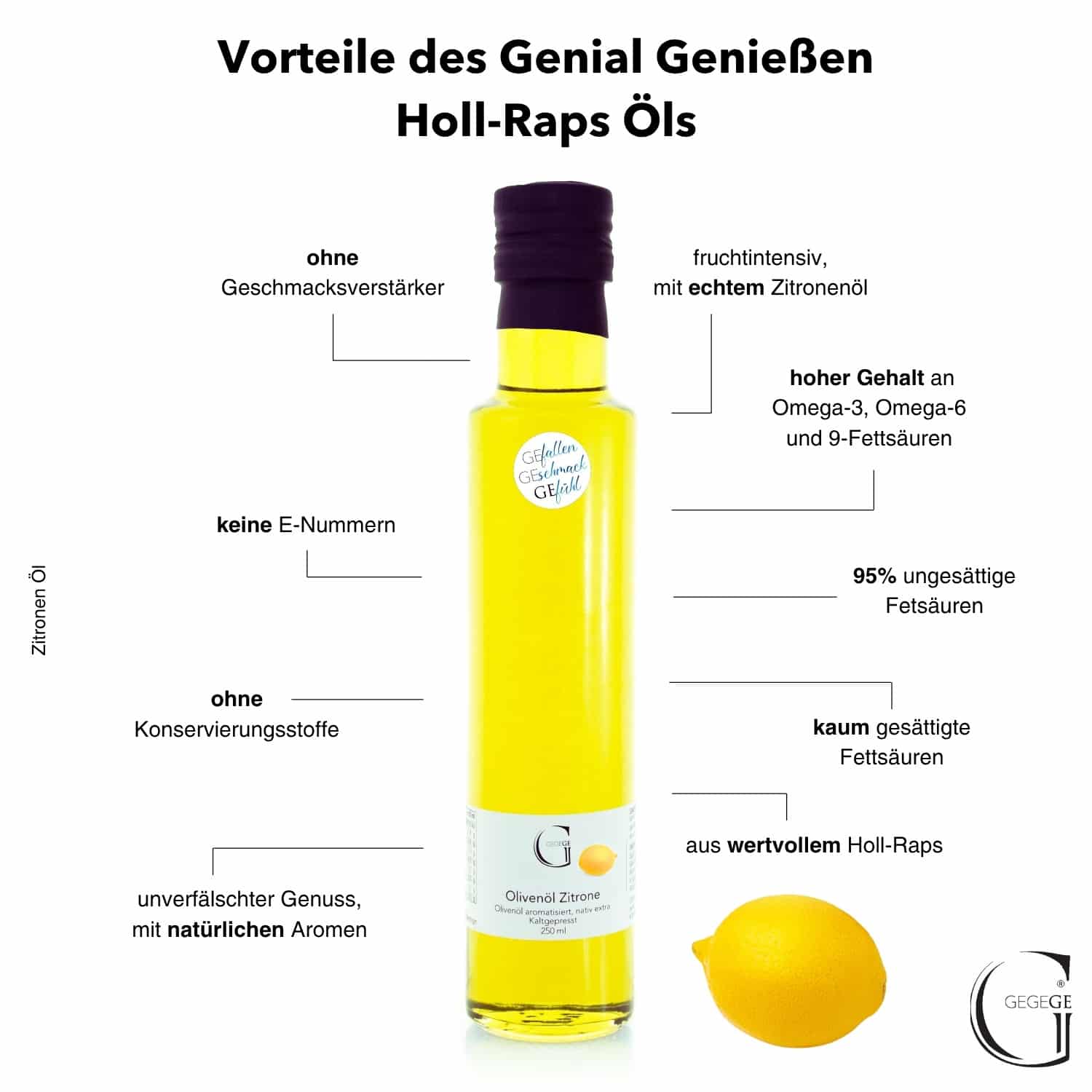 Vorteile Genial Geniessen Holl-Raps Oel