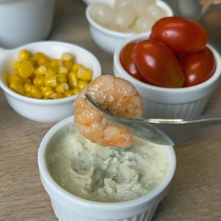 Raclette Garnele Dips