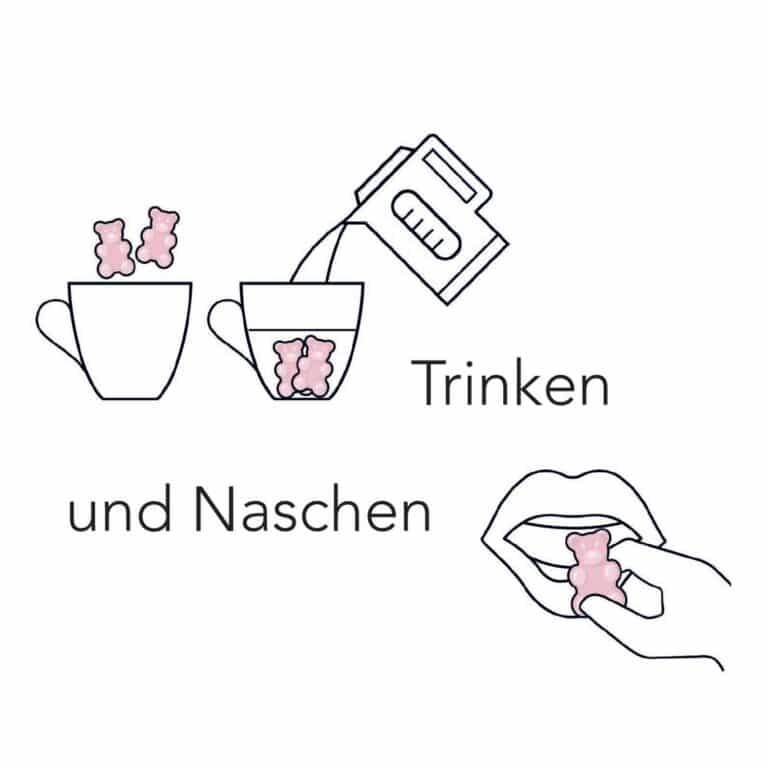 Teebaeren naschen oder trinken
